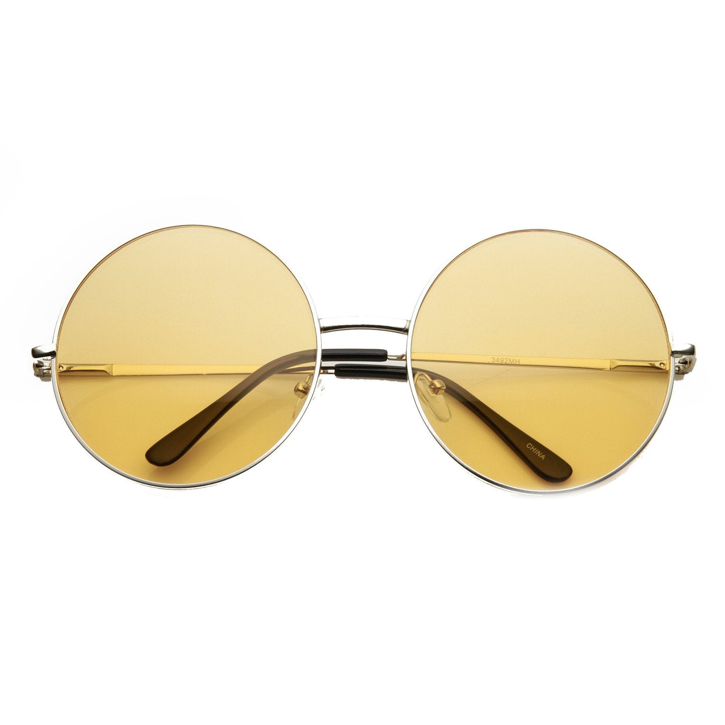 Festival Hippie Oversize Round Colorful Sunglasses