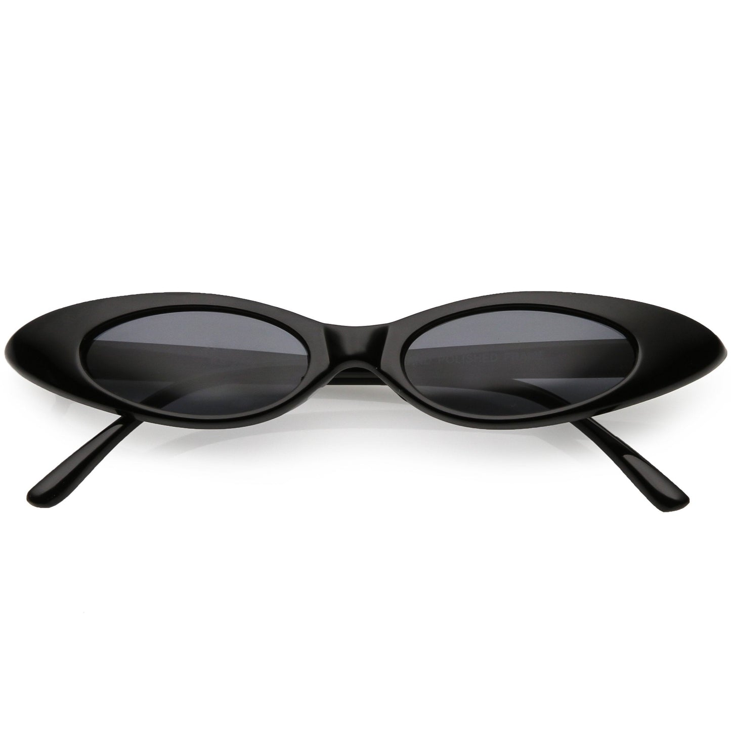 Trendy Pastel Thin Oval Sunglasses