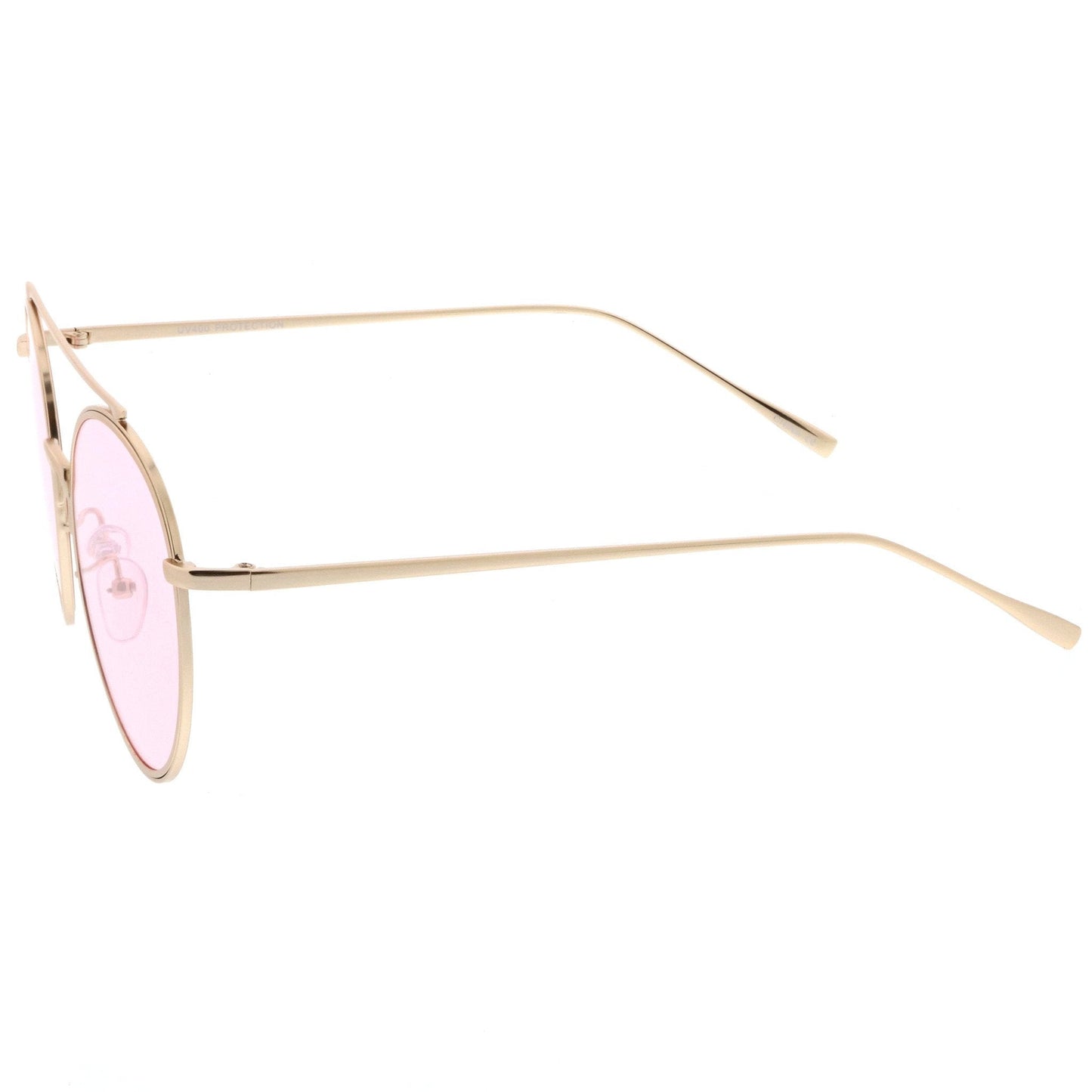 Round Color Tone Sunglasses