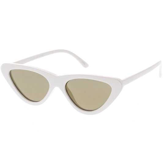 1990's Retro Narrow Cat Eye Sunglasses