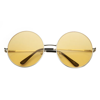 Festival Hippie Oversize Round Colorful Sunglasses